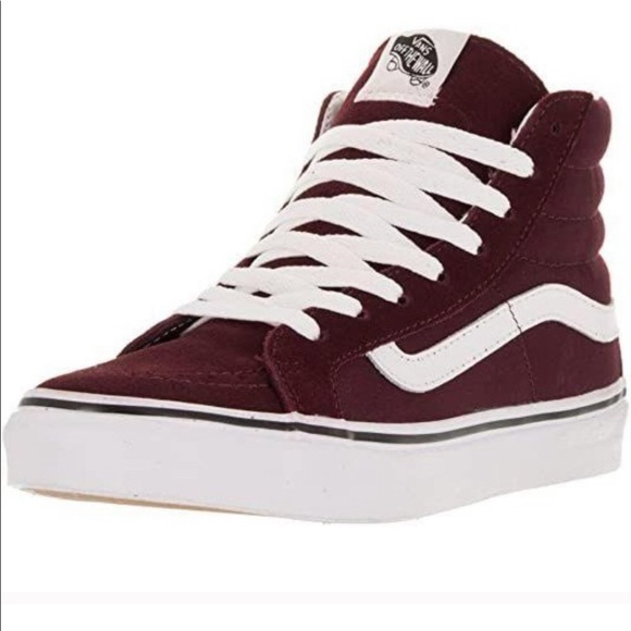 Vans Shoes - EUC Vans Sk8-Hi Slim Windsor Wine Skate Shoe 7